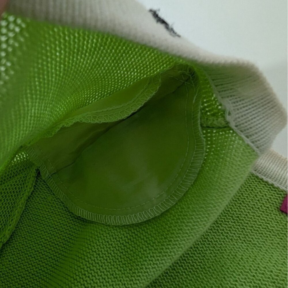 Vintage Bobbie Bell Dog Cardigan Womens Size Large Green Embellished Sweater - Picture 10 of 15
